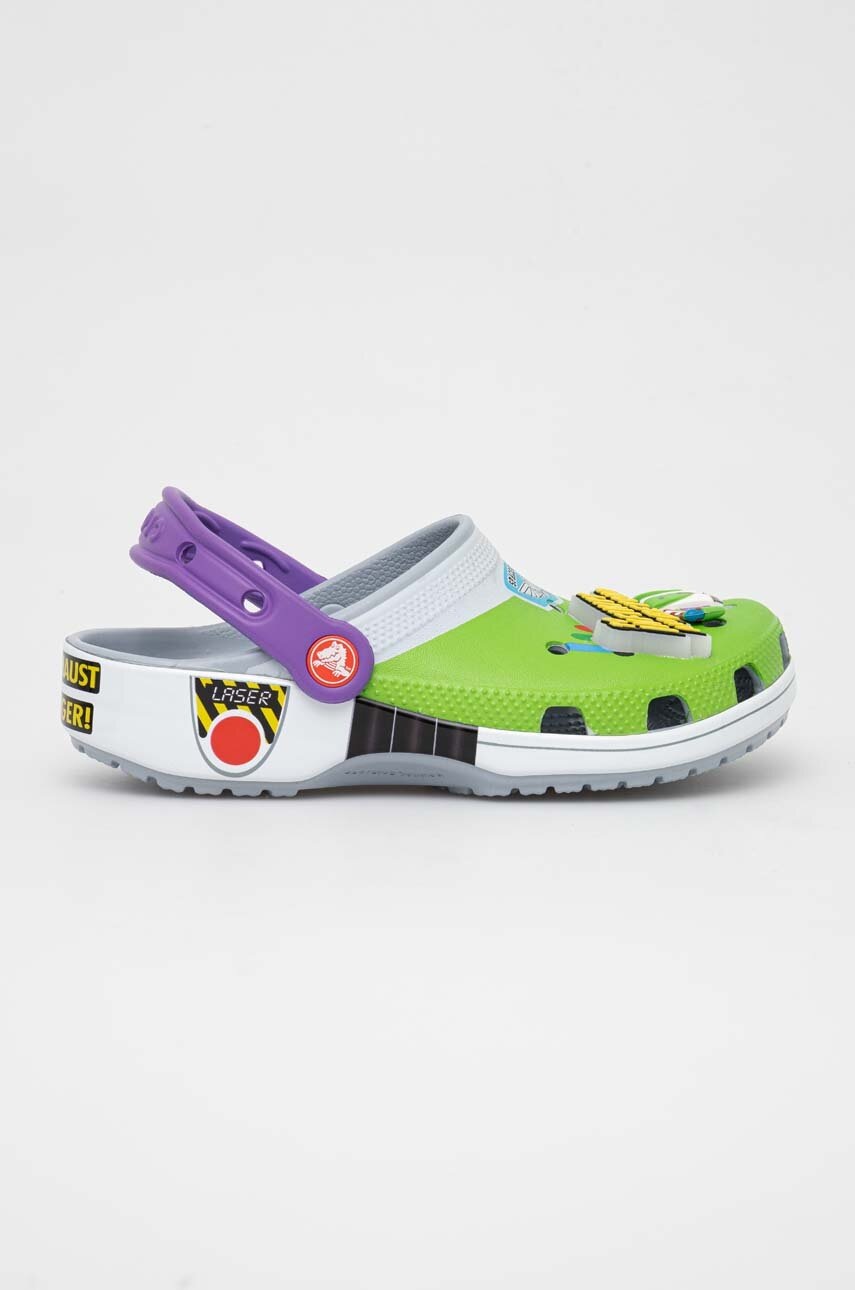 Детские шлепанцы Crocs TOY STORY BUZZ CLASSIC CLOG цвет зелёный Детские шлепанцы Crocs TOY STORY BUZZ CLASSIC CLOG цвет зелёный