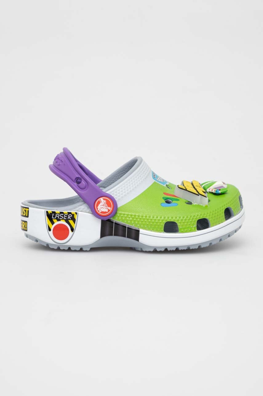 Детские шлепанцы Crocs TOY STORY BUZZ CLASSIC CLOG цвет зелёный