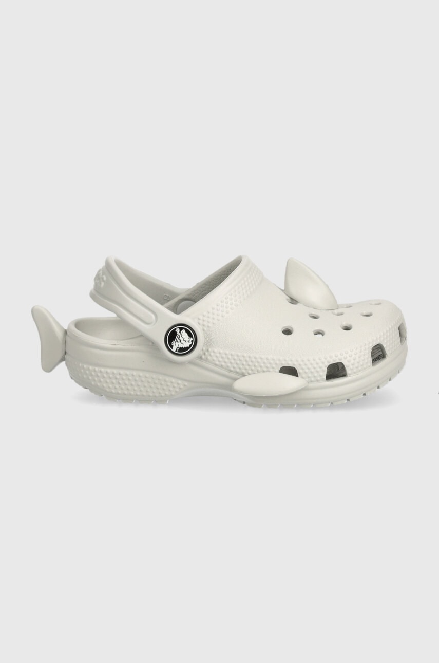 Детские шлепанцы Crocs Classic IAM Shark Clog цвет серый в Кропивницком Детские шлепанцы Crocs Classic IAM Shark Clog цвет серый в Кропивницком