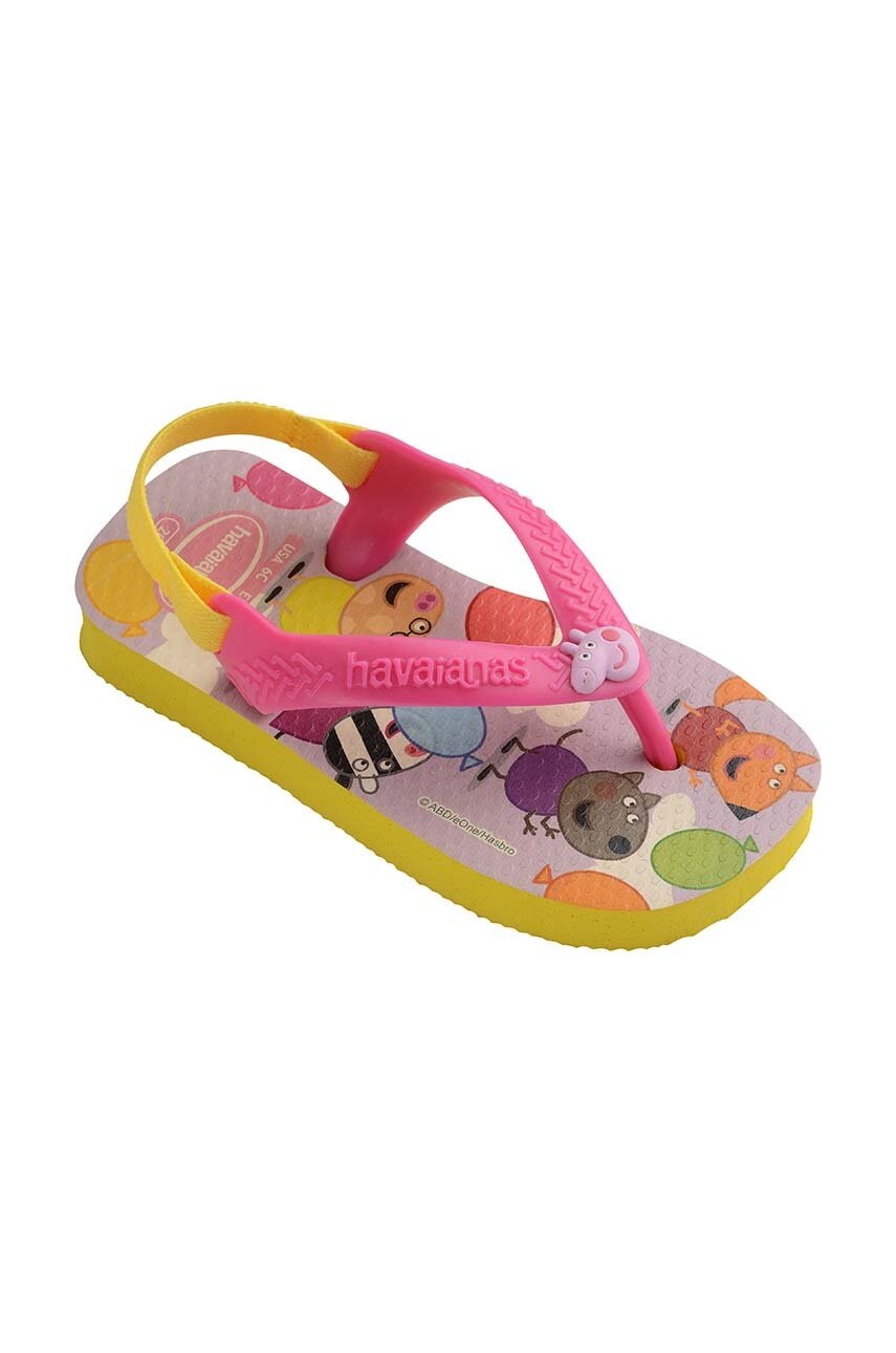 Детские вьетнамки Havaianas BABY PEPPA PIG CITRUS цвет розовый