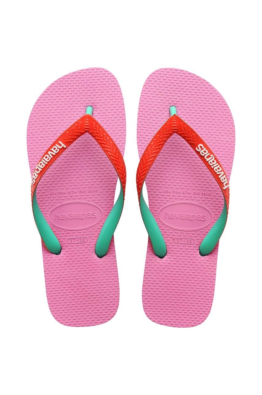 Havaianas slapi copii TOP MIX LEMONADE culoarea roz