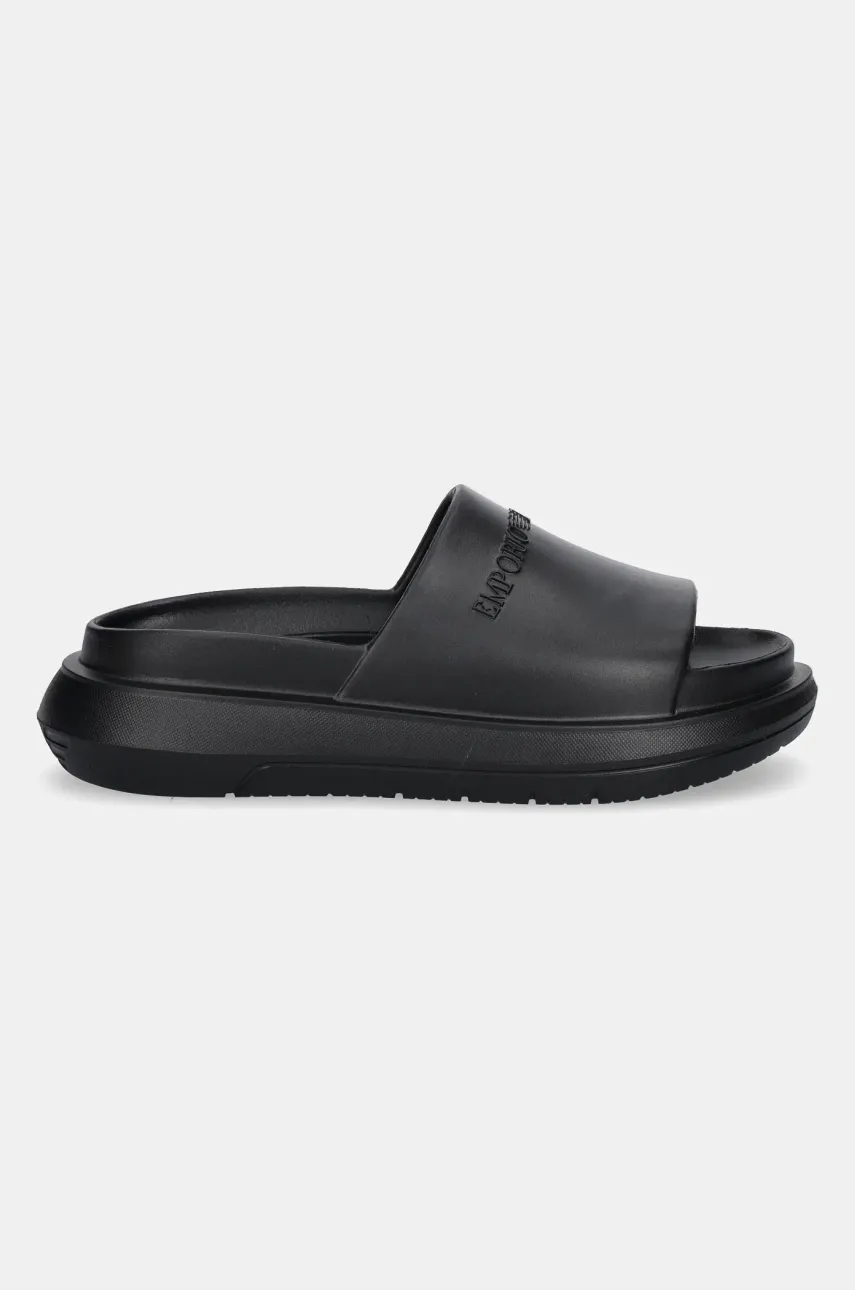 Шлепанцы Emporio Armani мужские цвет чёрный X4P134 XD405 00002 Шлепанцы Emporio Armani мужские цвет чёрный X4P134 XD405 00002
