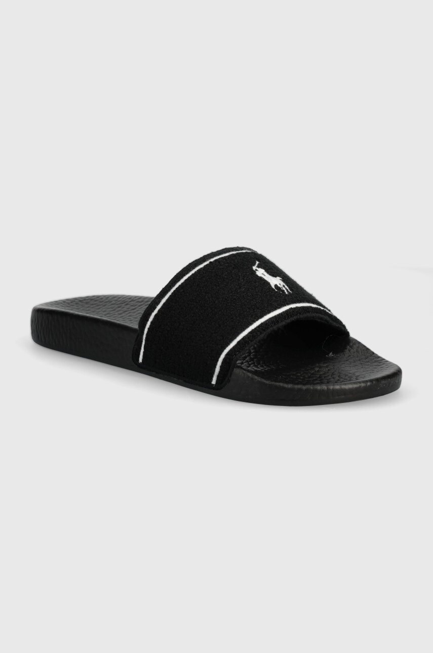 

Чехли Polo Ralph Lauren Polo Slide в черно 809931325001, Черен