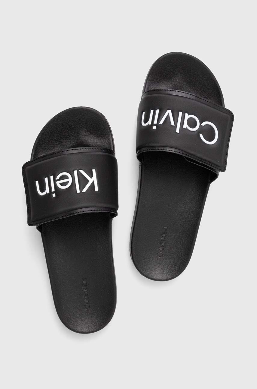 

Чехли Calvin Klein POOL SLIDE ADJ в черно HM0HM01357, Черен