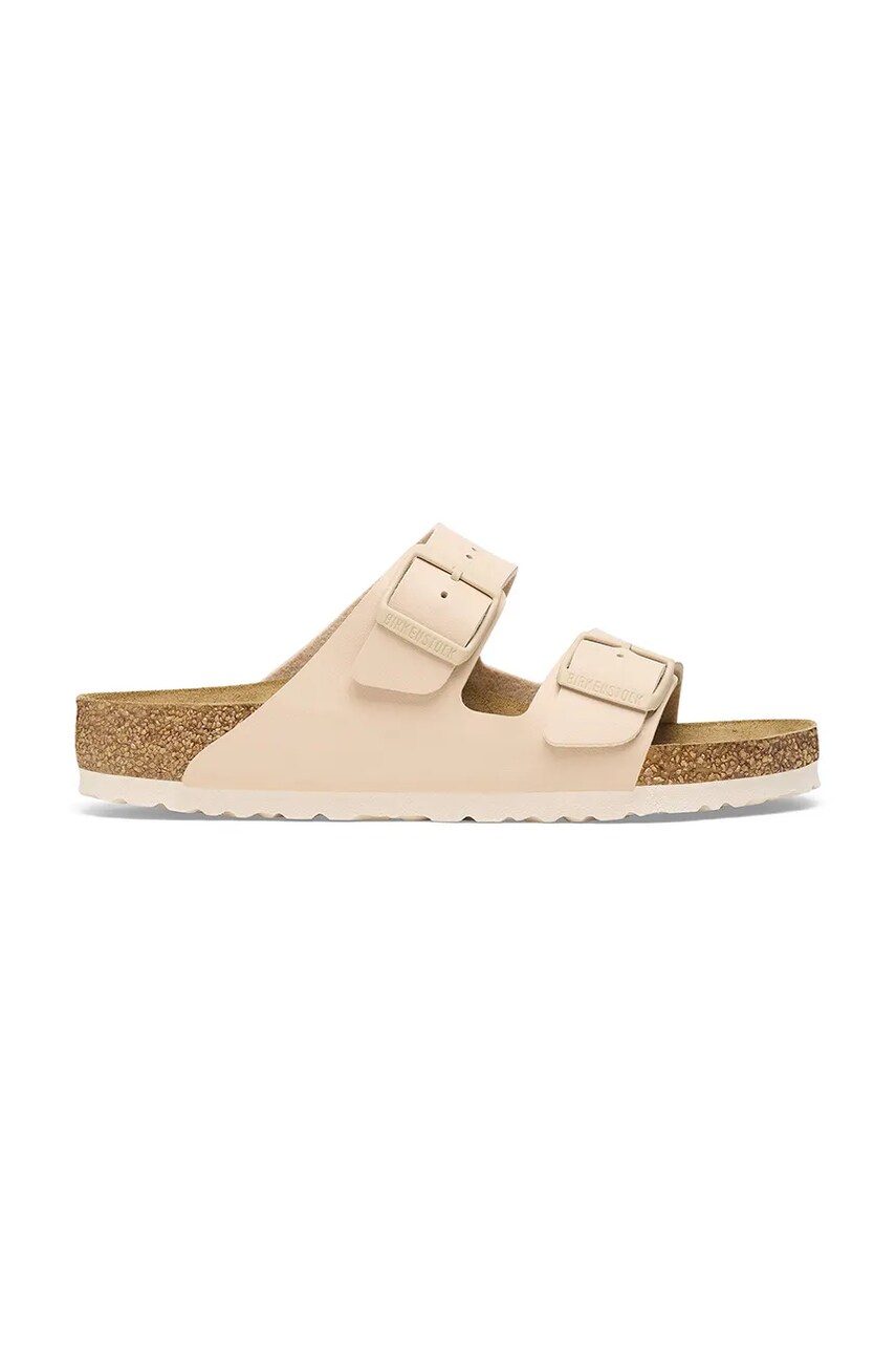 Birkenstock papuci Arizona barbati, culoarea bej, 1027721