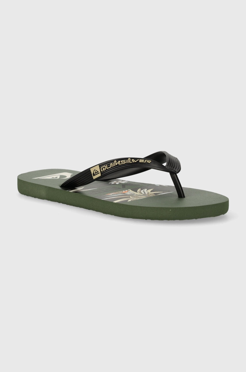 Quiksilver slapi barbati, culoarea verde