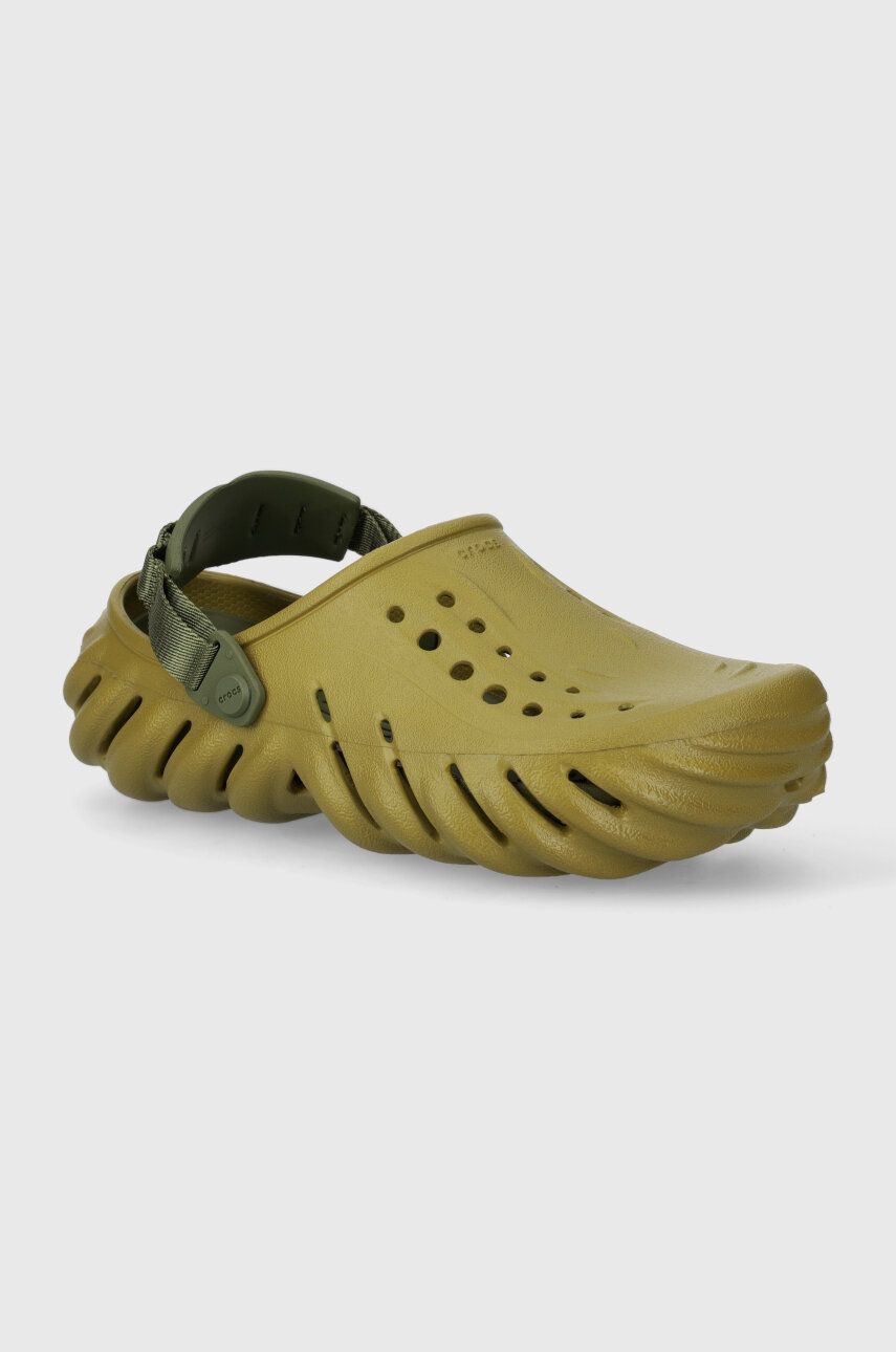 Crocs papuci X - (Echo) Clog barbati, culoarea verde, 207937