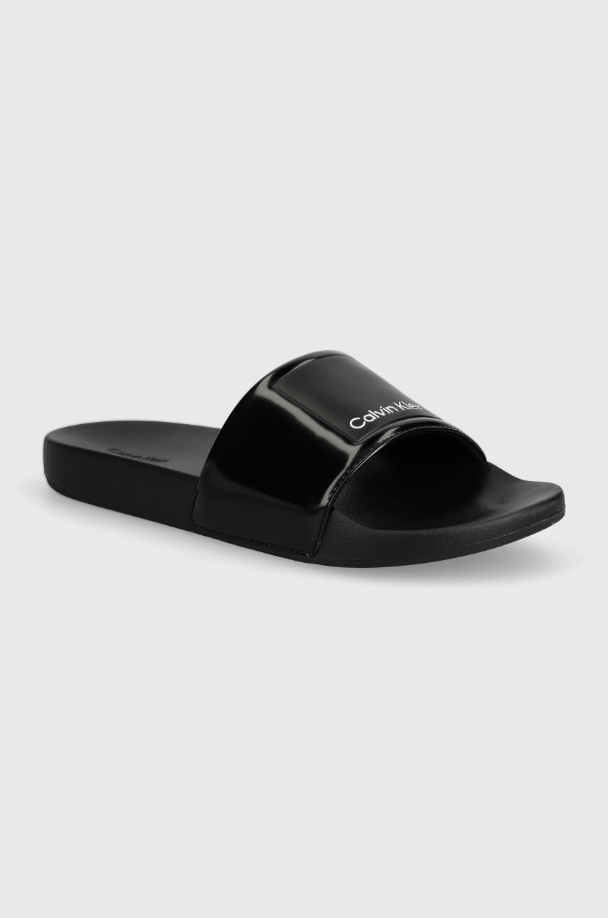 

Чехли Calvin Klein POOL SLIDE HF LOGO в черно HM0HM01466, Черен