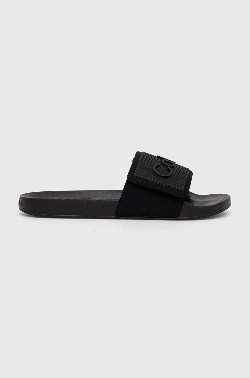 Calvin Klein papucs ADJ POOL SLIDE TPU fekete, férfi, HM0HM01437