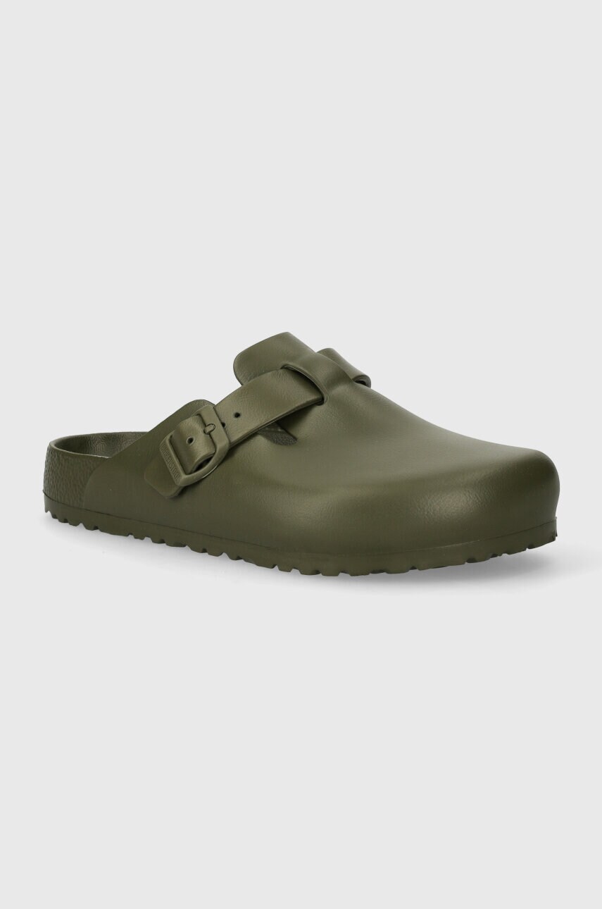 Birkenstock papuci Boston EVA barbati, culoarea verde, 1026215