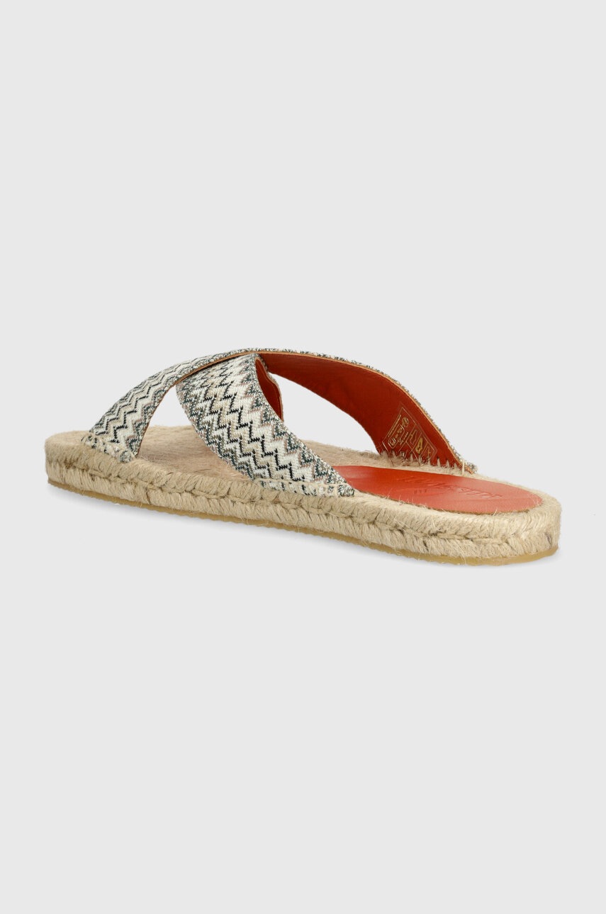 Missoni papucs Naxos bézs, férfi, M27_003 termék 2. képe