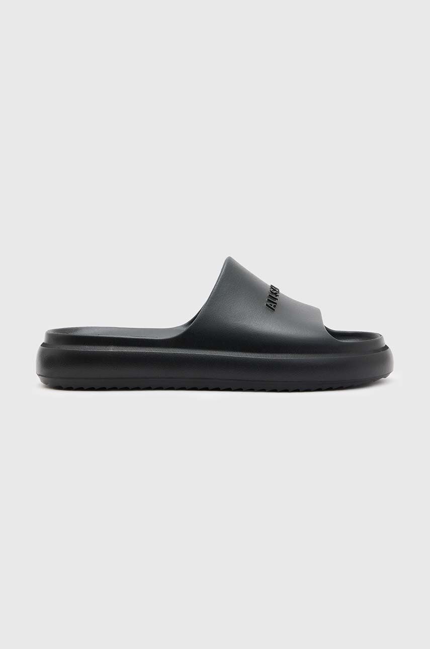 AllSaints papuci Dune barbati, culoarea negru, MF700X