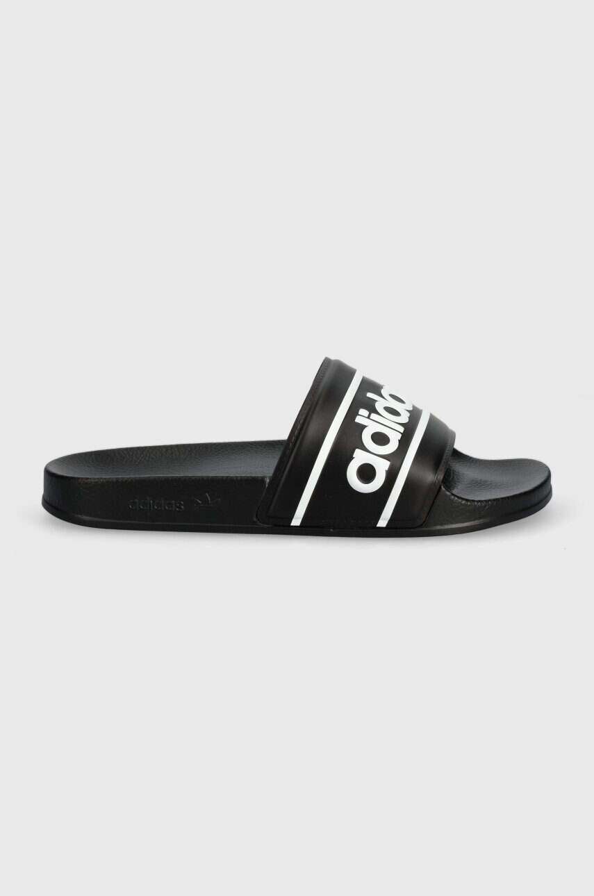 Παντόφλες adidas Originals ADILETTE χρώμα: μαύρο, ID5797 φωτογραφία