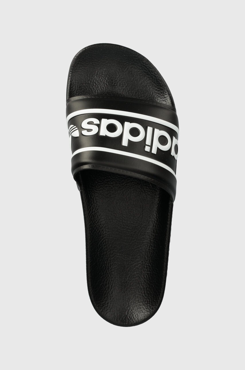Παντόφλες adidas Originals ADILETTE χρώμα: μαύρο, ID5797 φωτογραφία