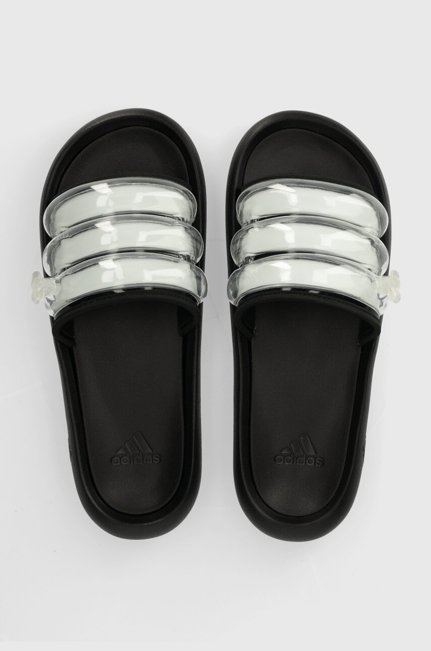 Шльопанці adidas колір чорний 