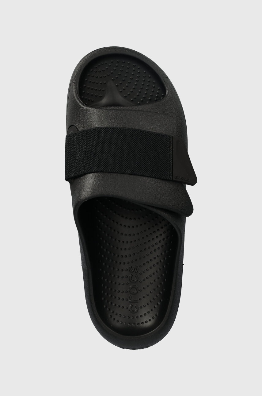 Παντόφλες Crocs Mellow Luxe Recovery Slide χρώμα: μαύρο, 209413 φωτογραφία