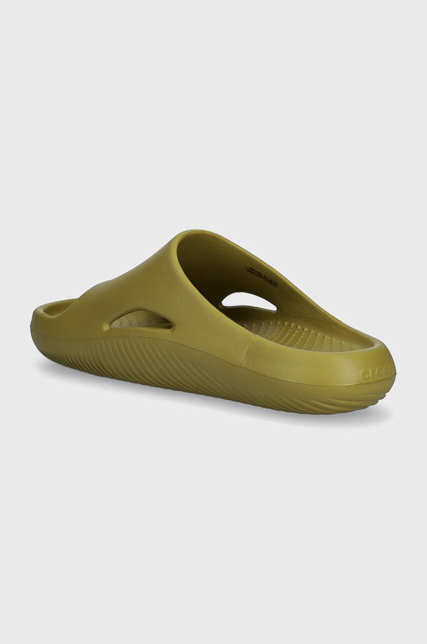 Шльопанці Crocs Mellow Recovery Slide колір зелений 208392 