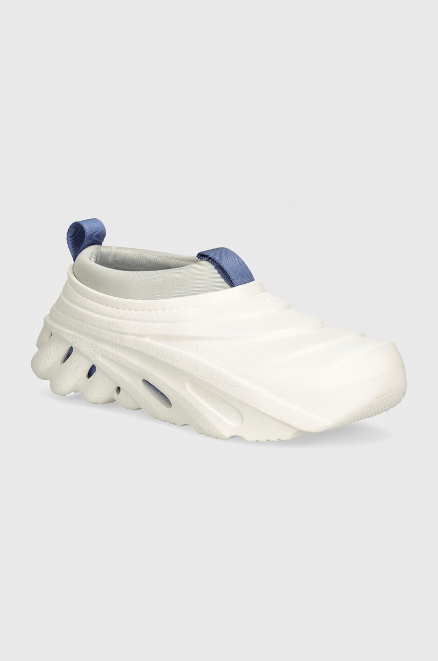 Crocs papuci Echo Storm culoarea alb, 209414