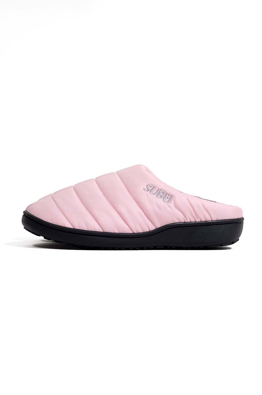 SUBU papuci de casa F-Line culoarea roz, SB-15