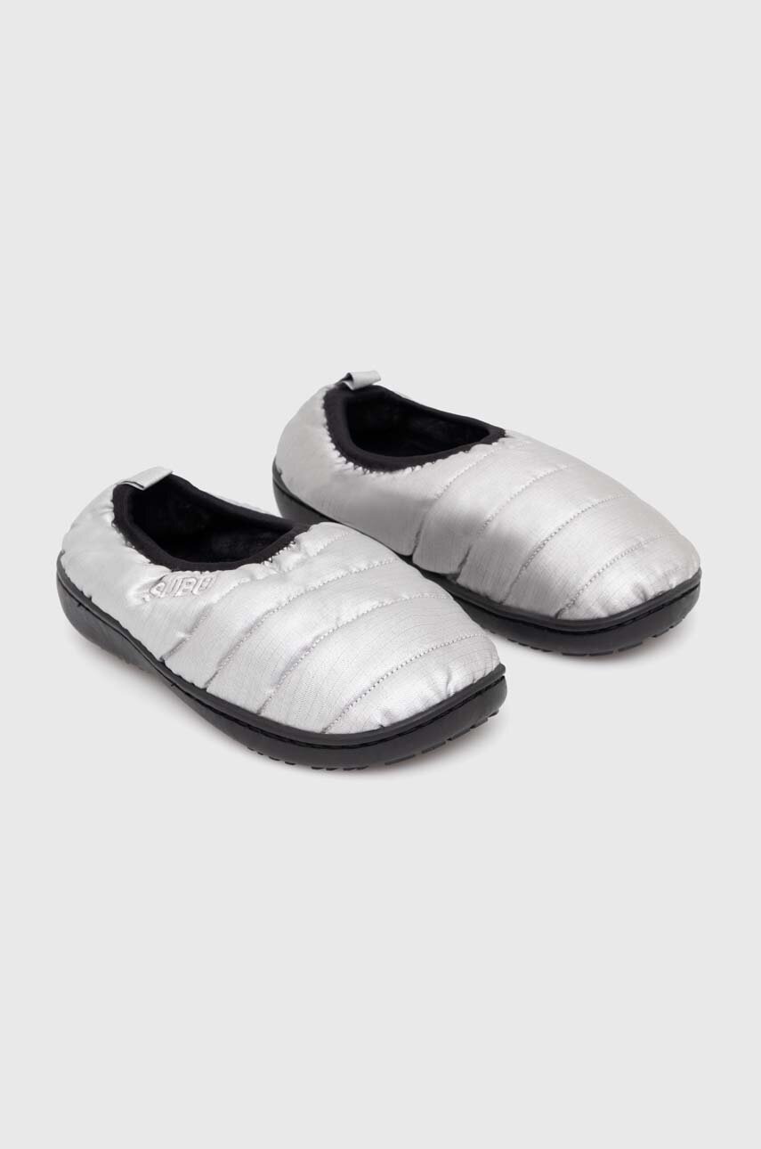 Pantofle SUBU Packable F-Line stříbrná barva, SP-10