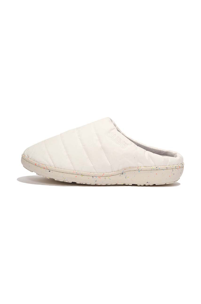 SUBU papuci de casa RE: paper culoarea alb, SR-06