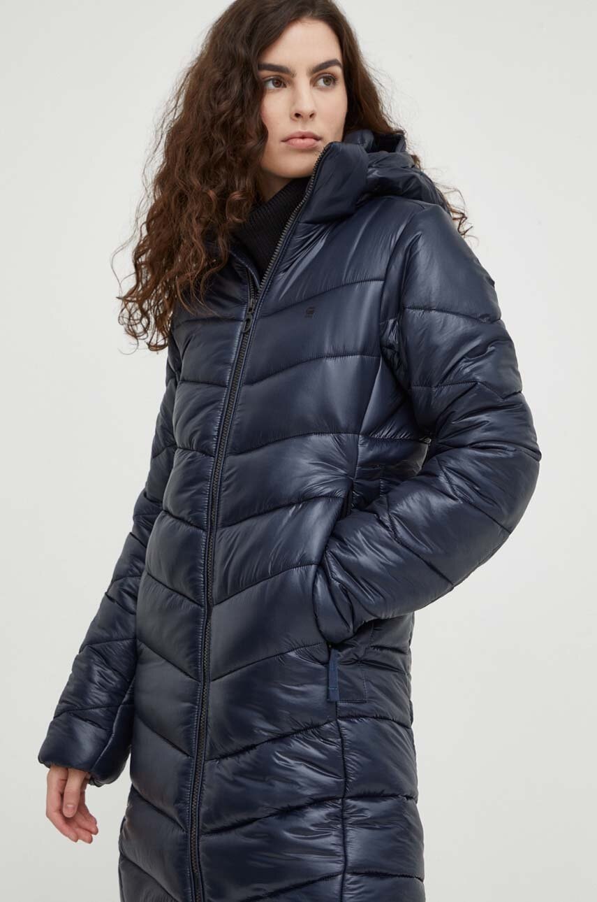 Куртка G-Star Raw жіноча колір синій зимова 