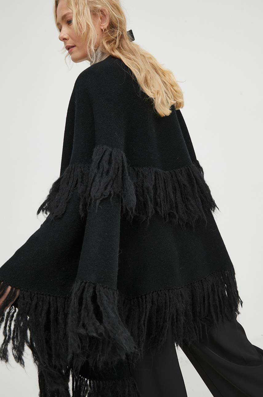 Vlněné pončo By Malene Birger