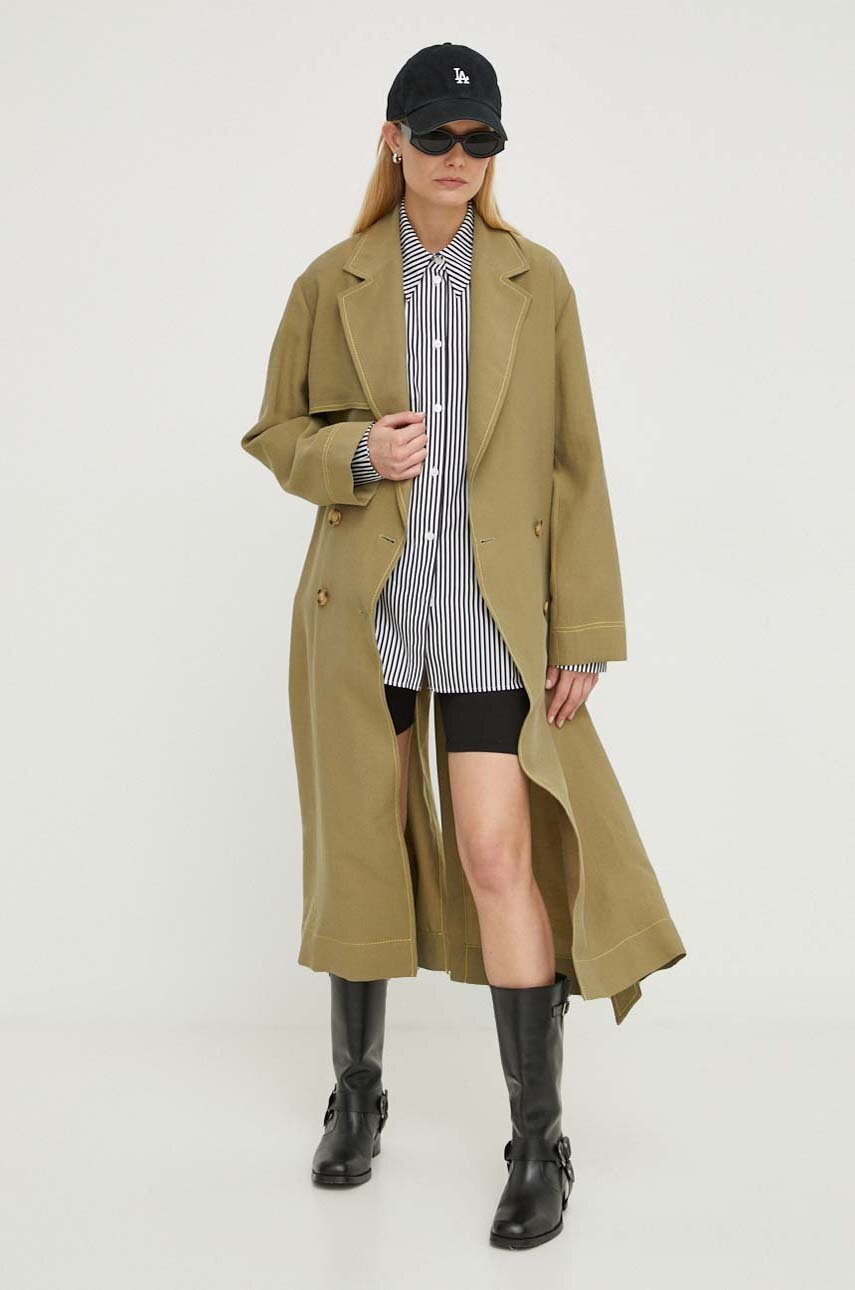 Καμπαρντίνα PS Paul Smith χρώμα: πράσινο W2R.257C.M31179 φωτογραφία