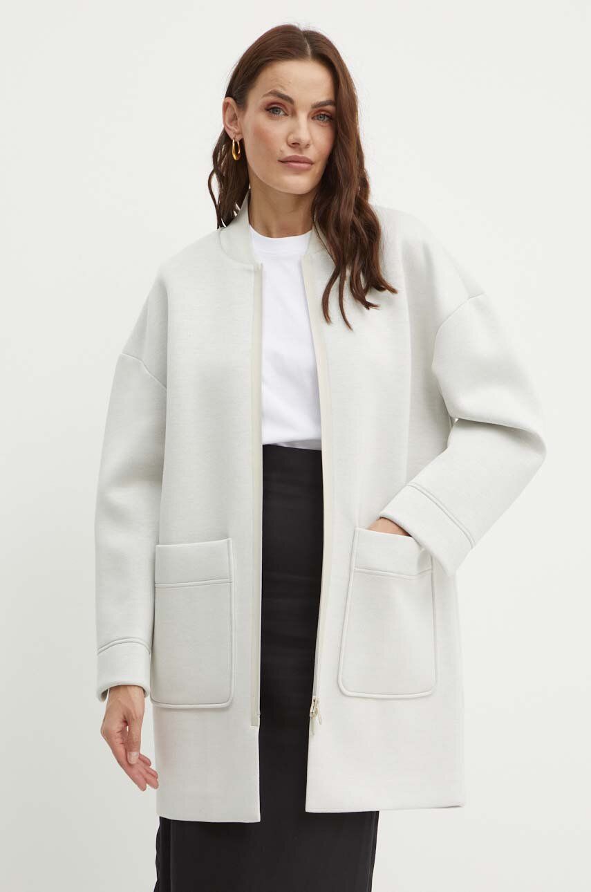Kabát MAX&Co. dámský, šedá barva, přechodný, 2416901012200
