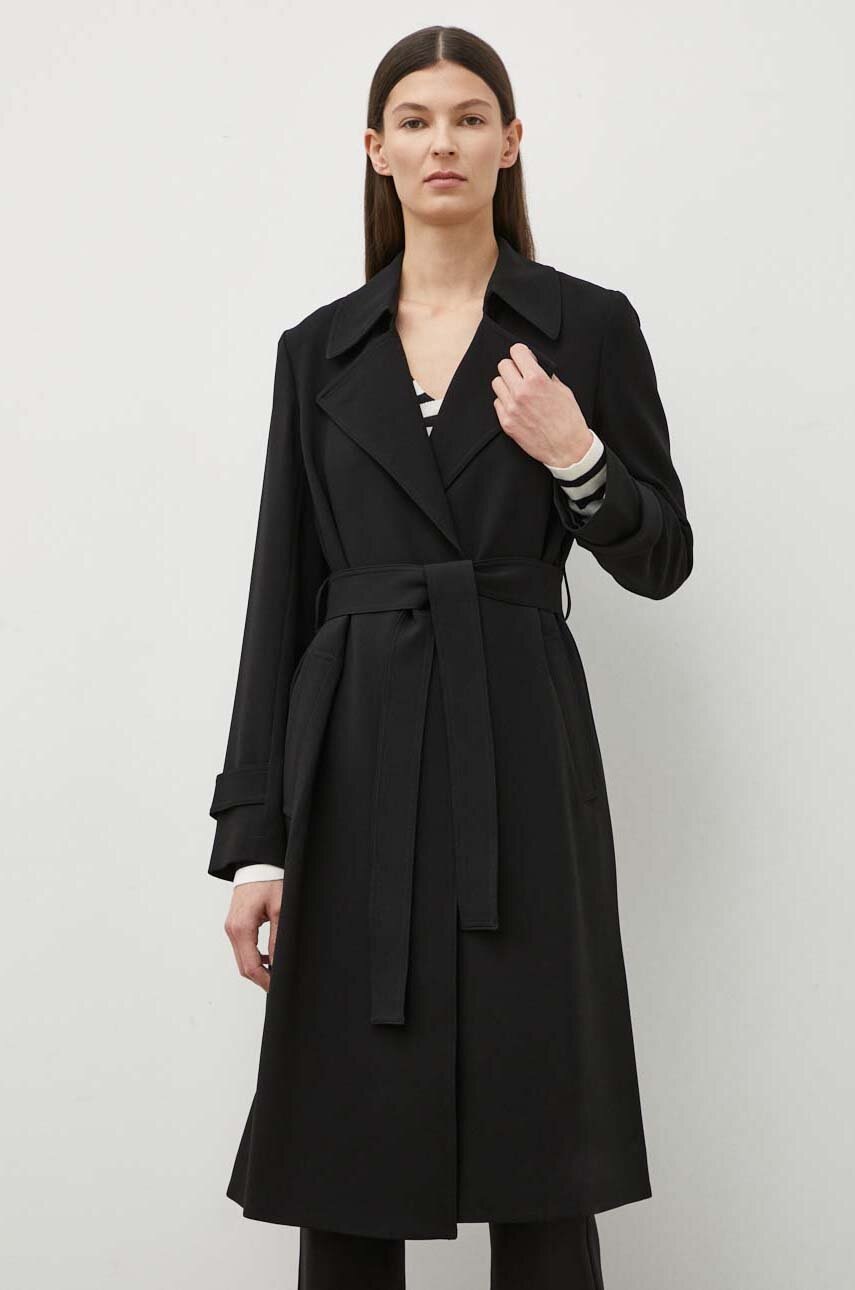 Παλτό Theory χρώμα: μαύρο φωτογραφία