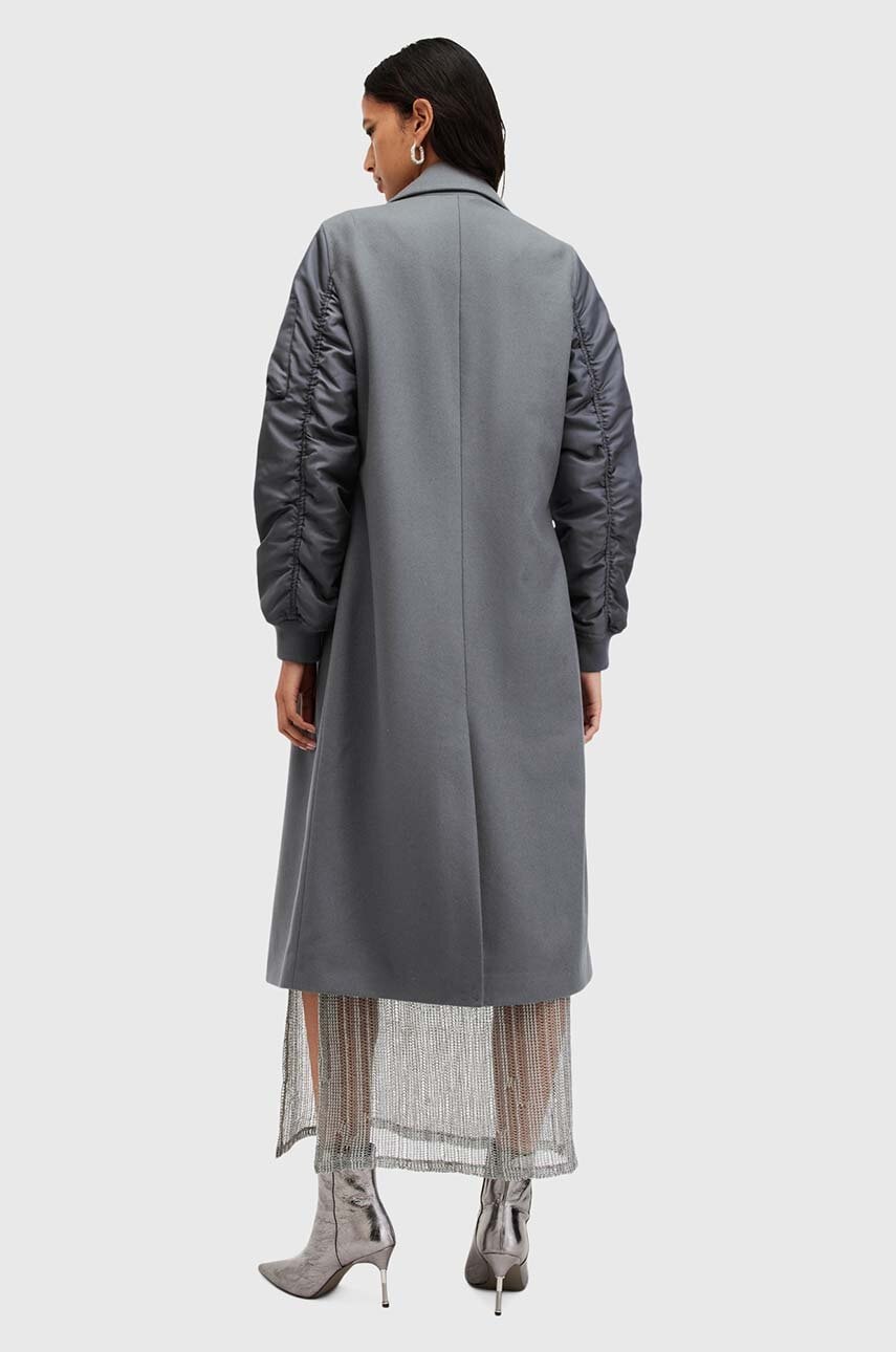 Vlnený kabát AllSaints PAULAH