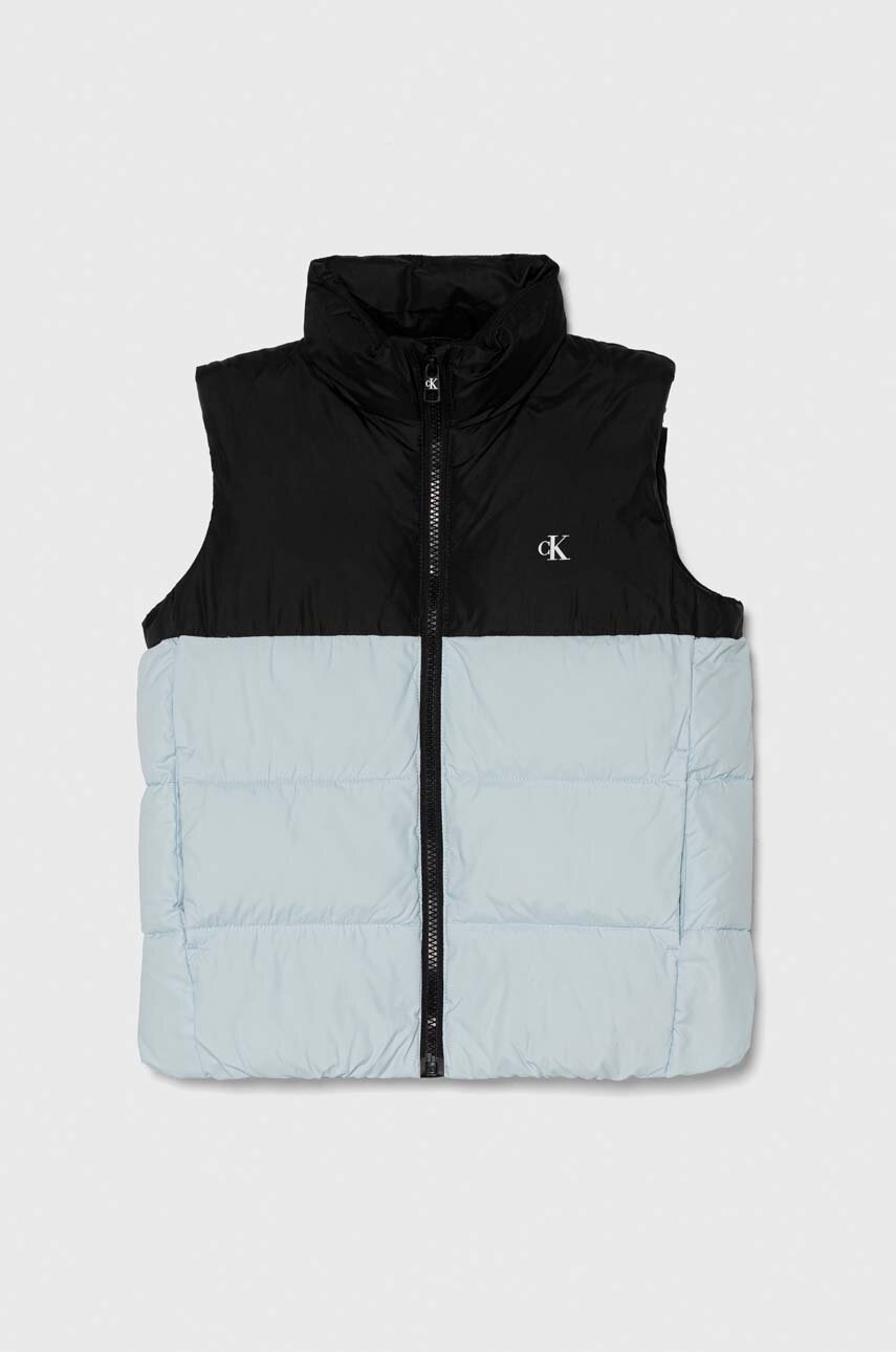 

Детски елек Calvin Klein Jeans в синьо, Син