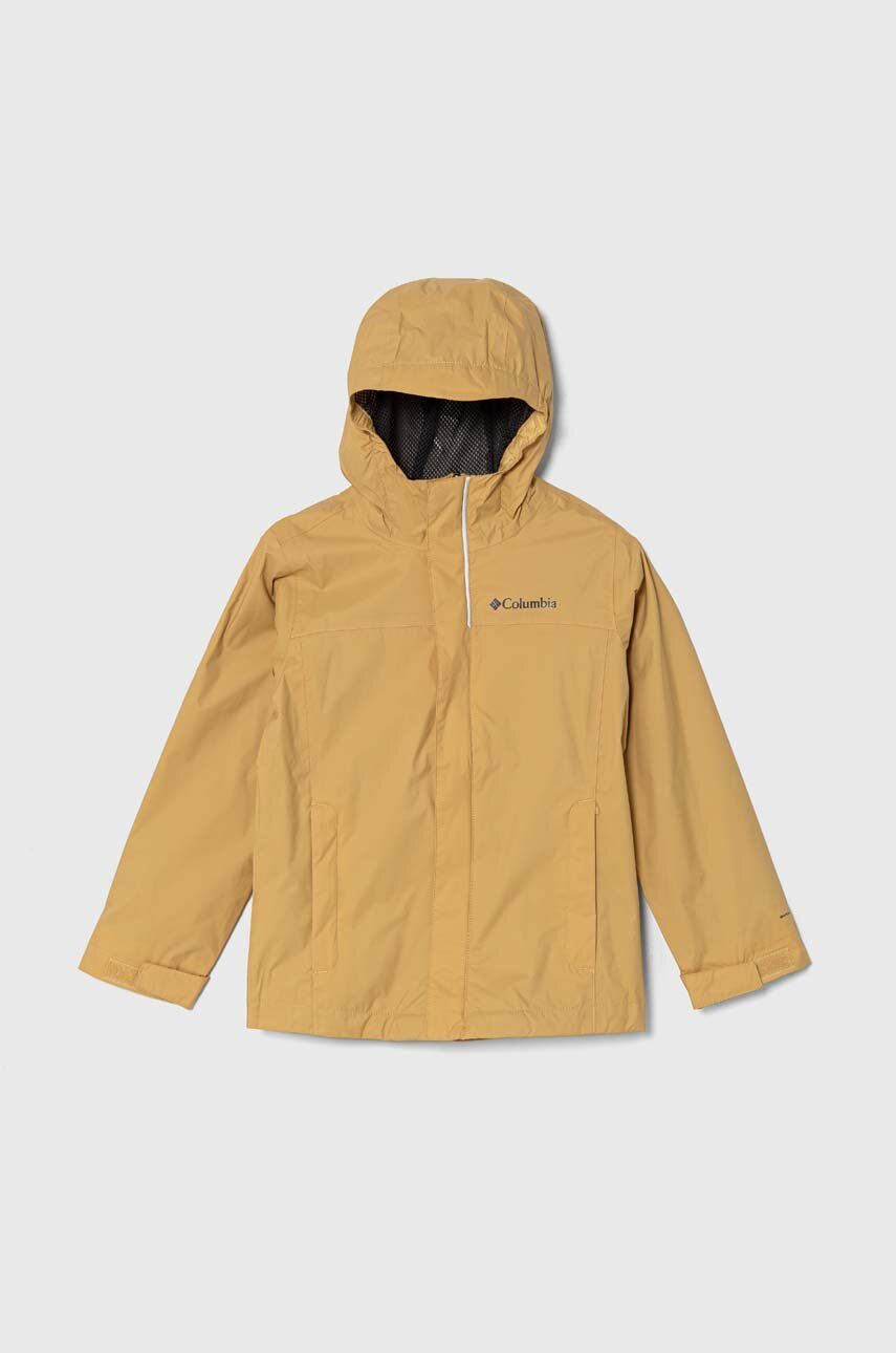 Levně Dětská bunda Columbia Watertight Jacket žlutá barva