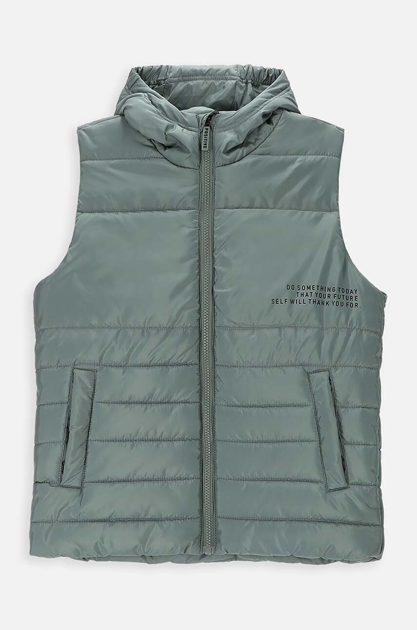 Детская безрукавка Coccodrillo цвет зелёный