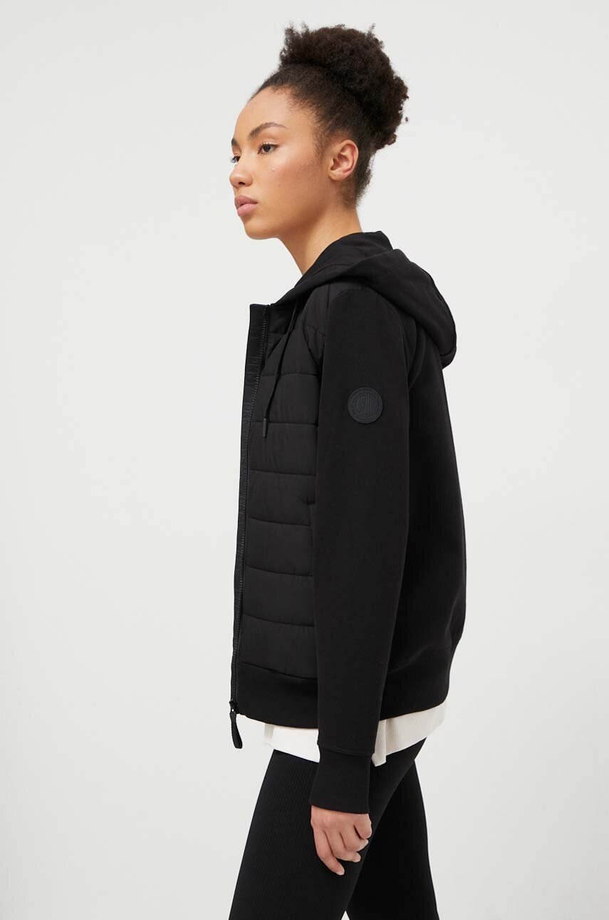 

Суичър Dkny в черно с качулка изчистен дизайн DP3J9344, Черен