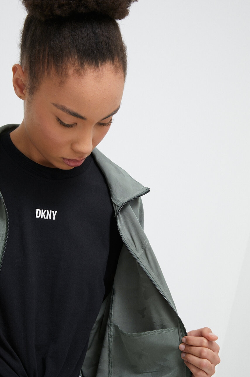 Μπουφάν DKNY χρώμα: πράσινο φωτογραφία