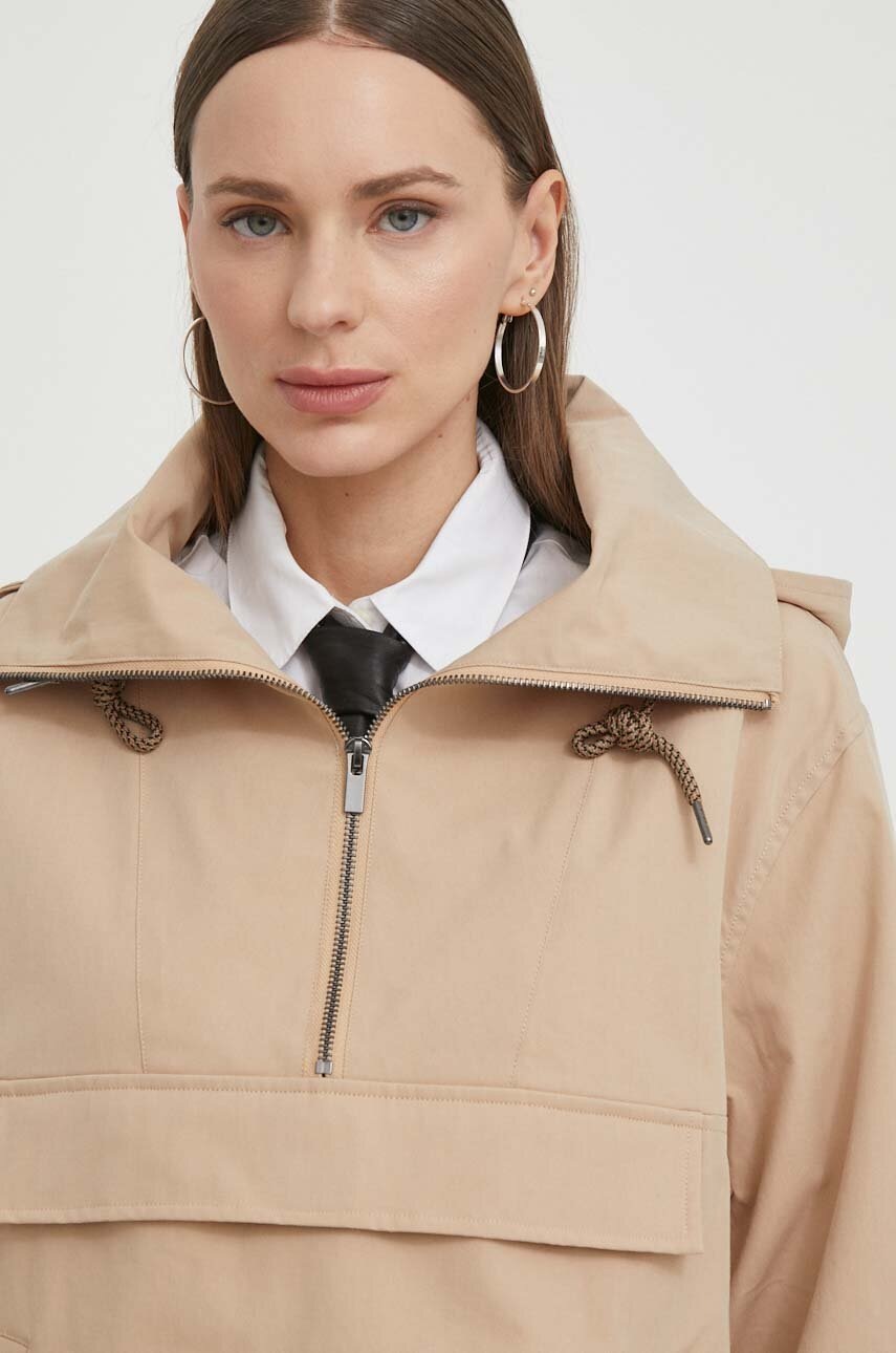 Μπουφάν BA&SH χρώμα: μπεζ φωτογραφία
