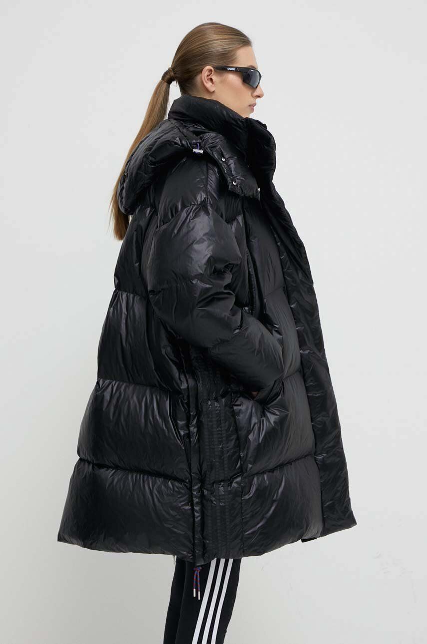 E-shop Péřová bunda adidas Originals dámská, černá barva, zimní, oversize, IR7119