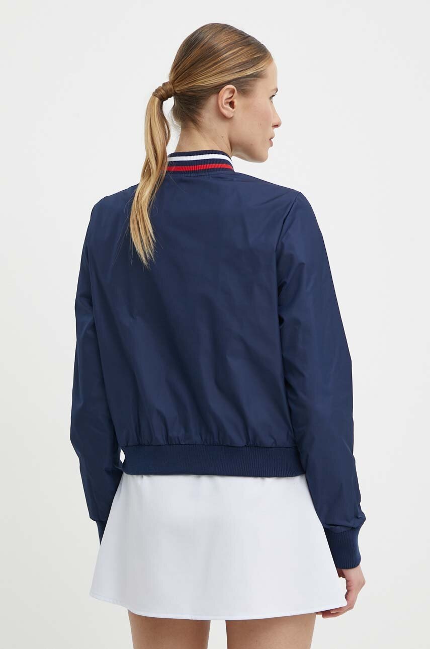 Μπουφάν bomber Fila Larkana γυναικείο, χρώμα: ναυτικό μπλε, FAW0758 φωτογραφία