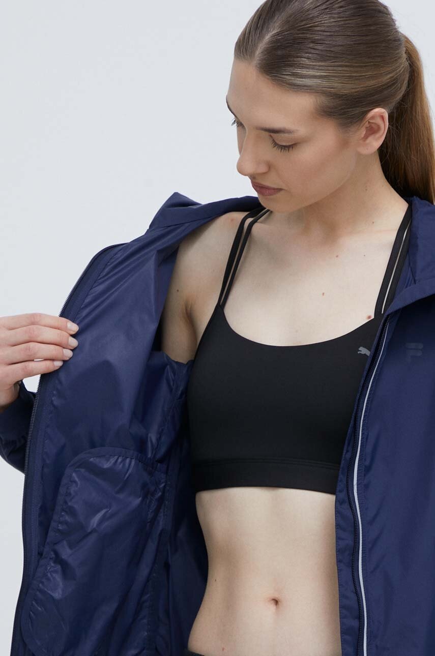 Αντιανεμικό Fila Rubiera χρώμα: ναυτικό μπλε φωτογραφία