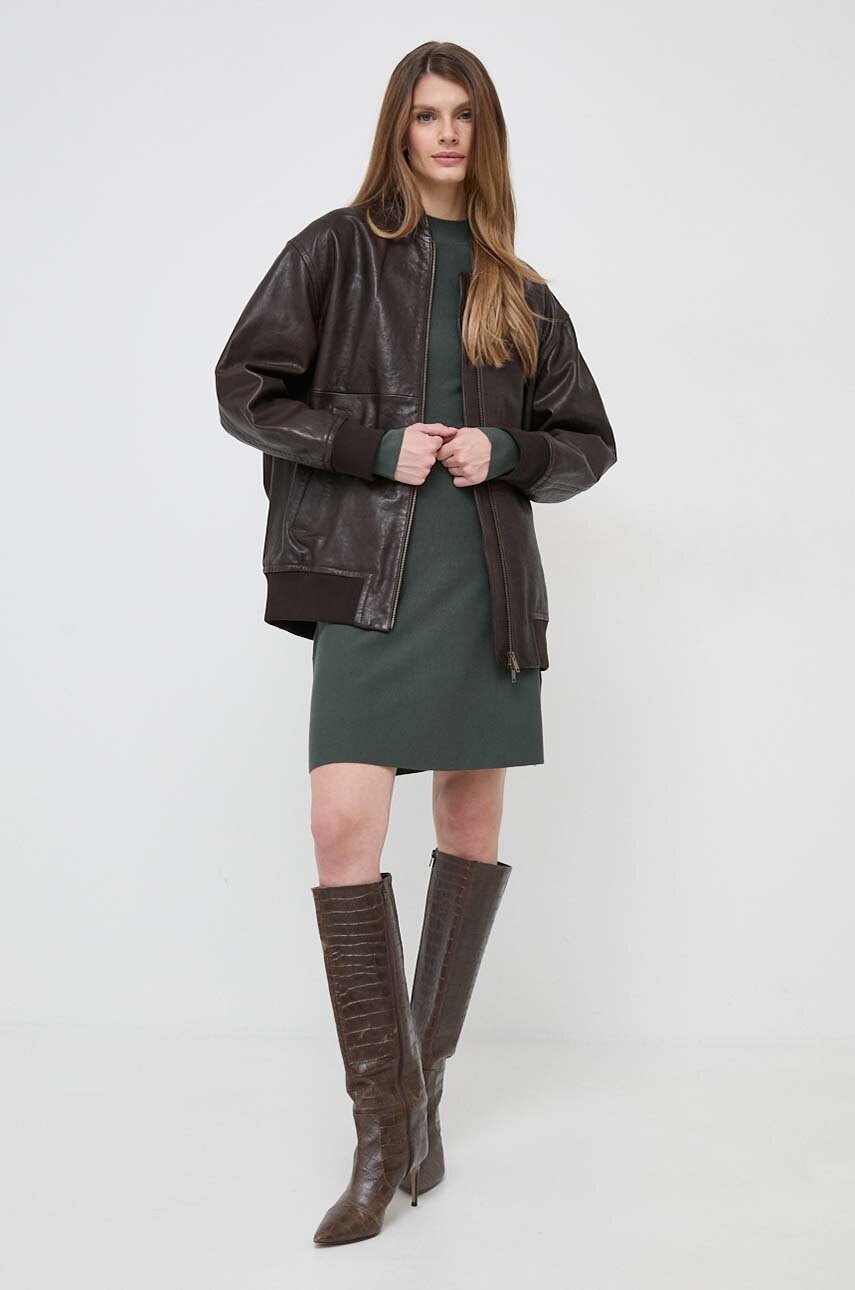 

Koжено яке Weekend Max Mara в кафяво преходен модел 2415441011600, Кафяв