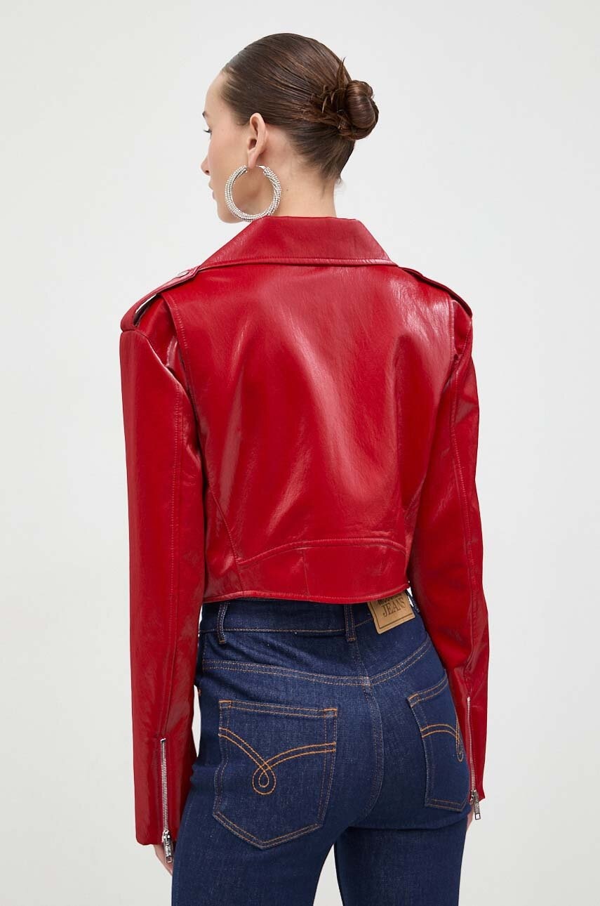 Moschino Jeans dzseki női, piros, átmeneti termék 2. képe