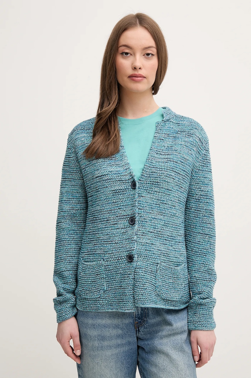 United Colors of Benetton cardigan din bumbac culoarea roz