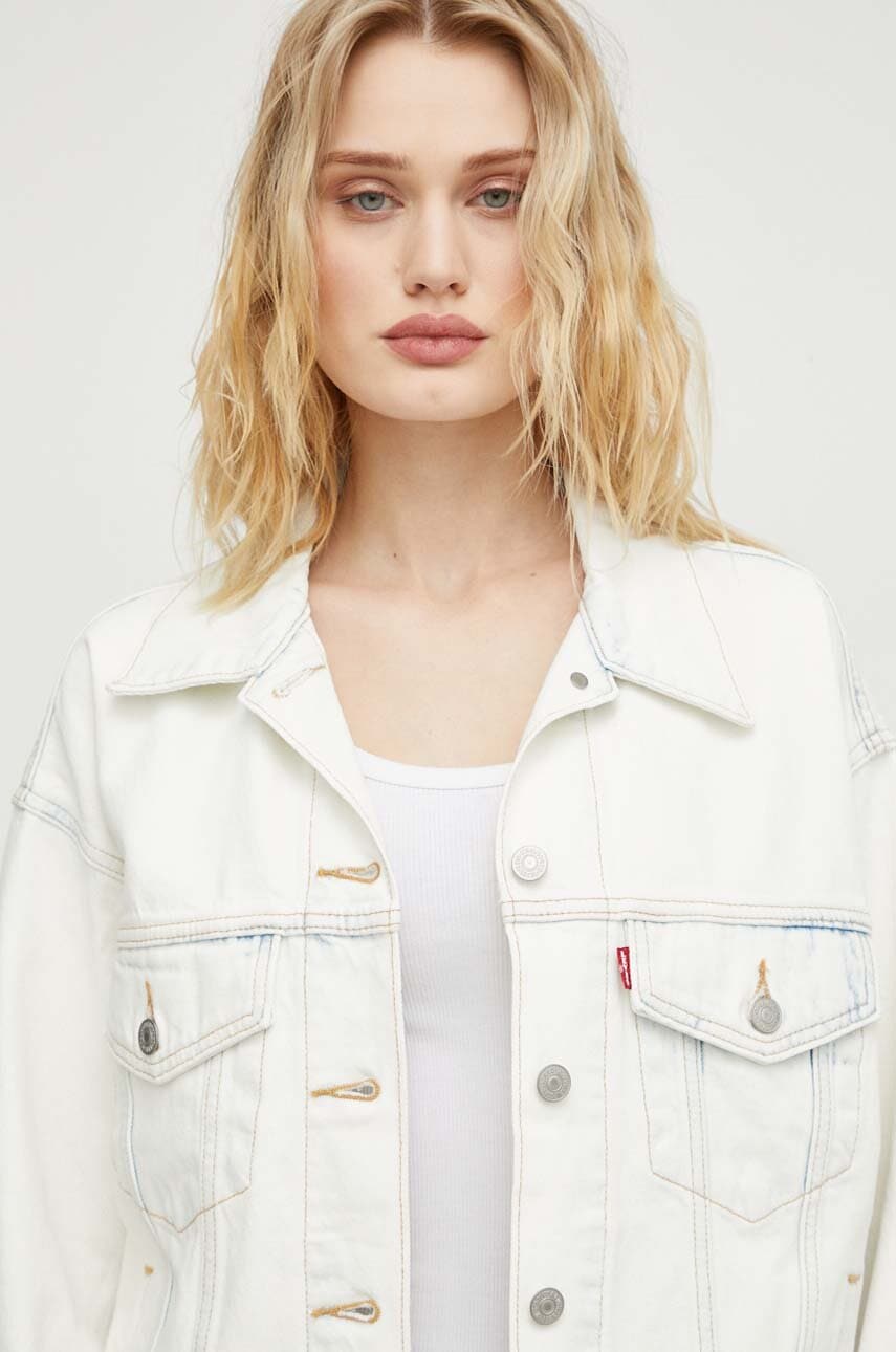 Levi's bunda oversize dámska rifľová 90S TRUCKER