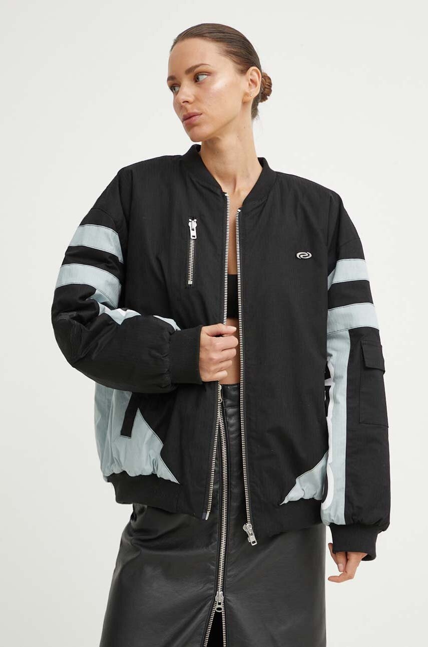 Résumé geaca bomber AlanaRS Jacket Unisex femei, culoarea negru, de tranzitie, 20981143