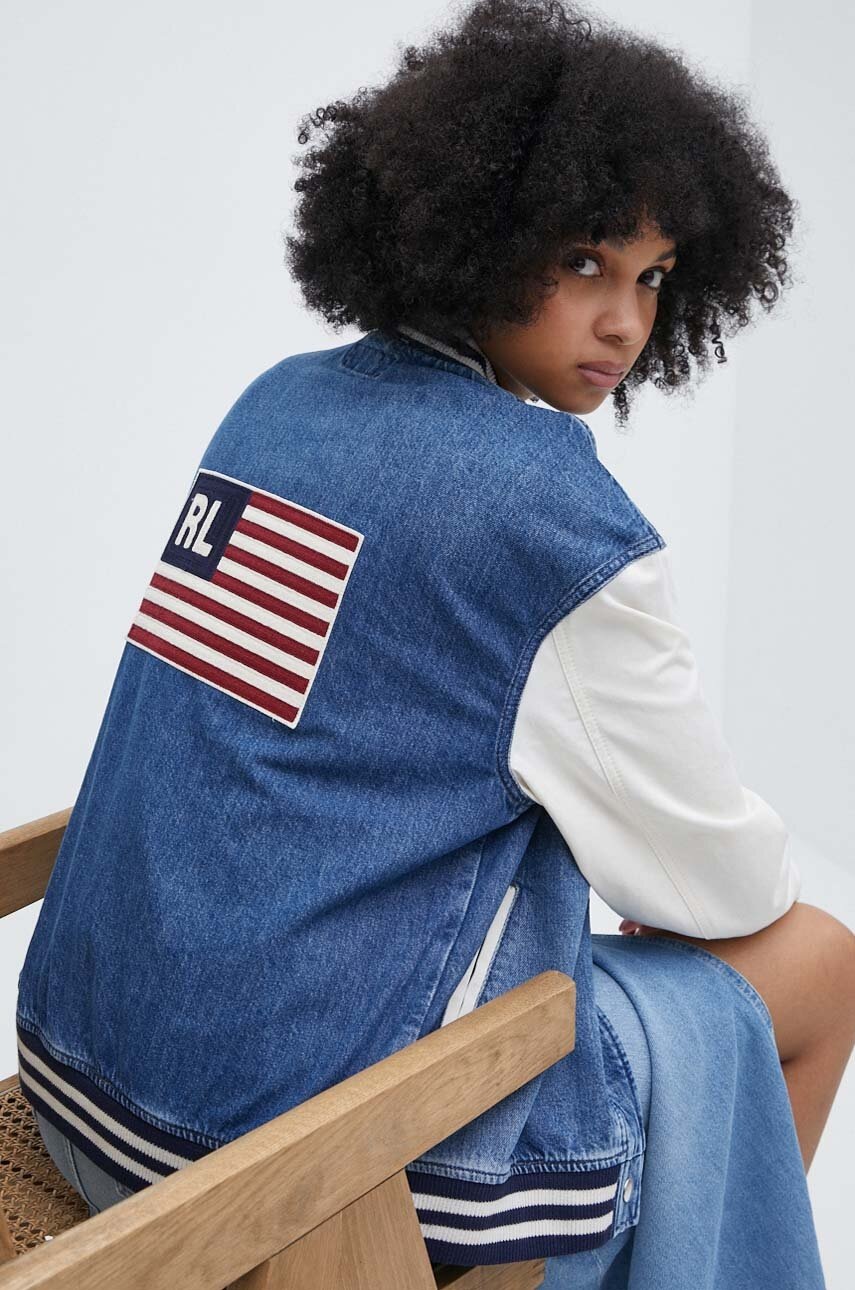 

Яке бомбър Polo Ralph Lauren преходен модел 211934935, Многоцветен