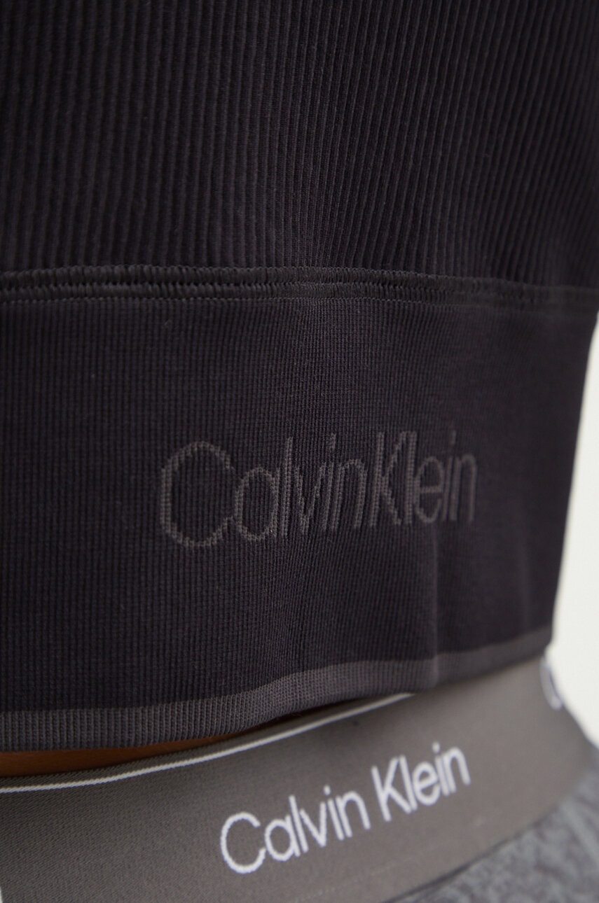 Φούτερ προπόνησης Calvin Klein Performance χρώμα: μαύρο φωτογραφία