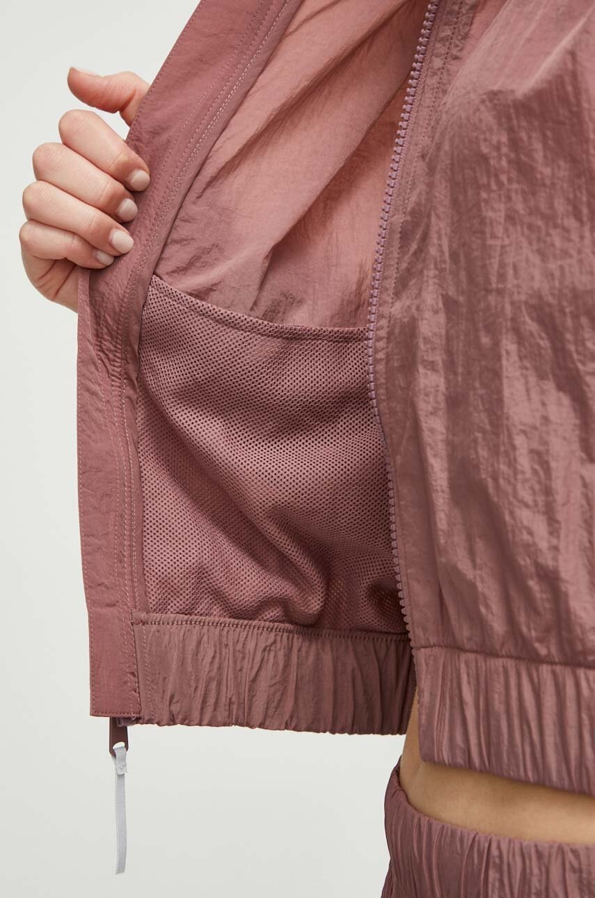 Μπουφάν Calvin Klein Performance χρώμα: ροζ φωτογραφία