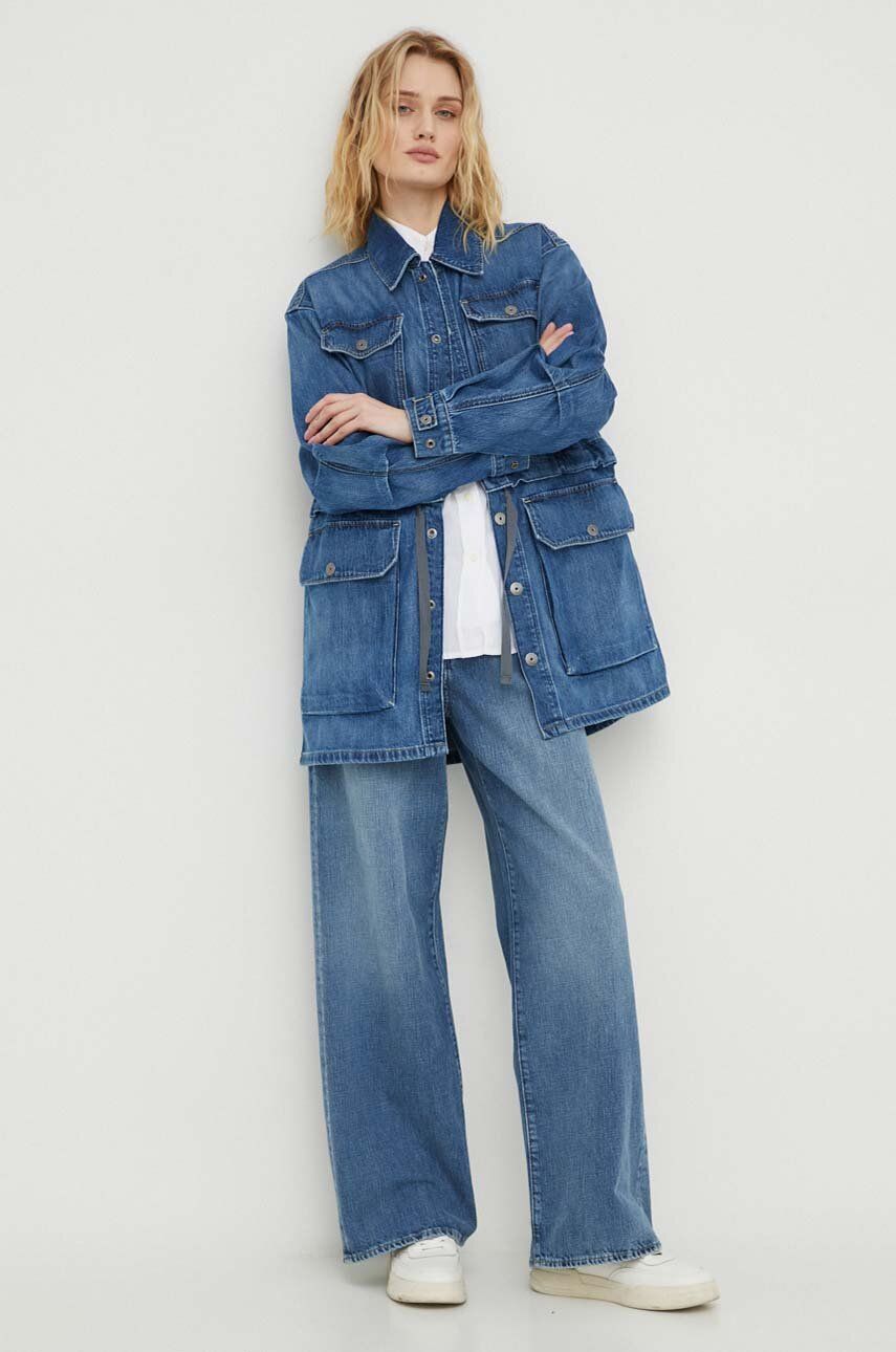 G-Star Raw geaca jeans femei, de tranzitie