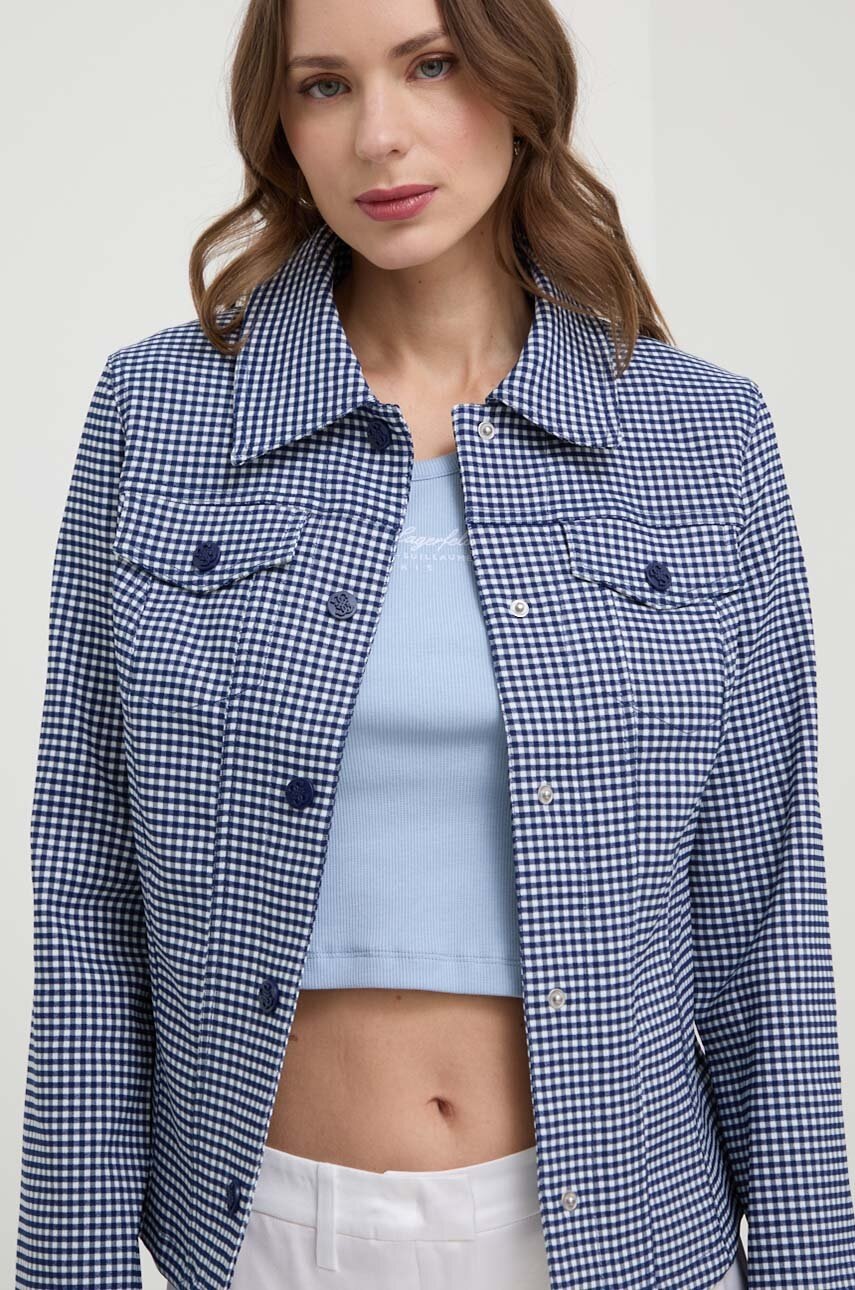 

Яке тип риза Guess в тъмносиньо преходен модел W4GL15 WG492, Тъмносин
